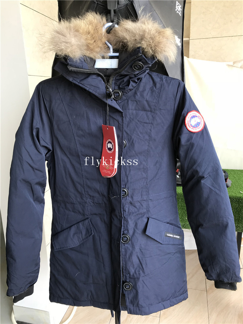 Canada Goose Long Dark Blue Coat